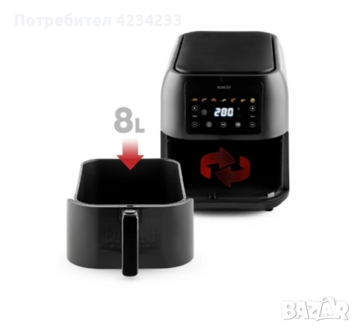 фритюрник с горещ въздух , снимка 3 - Фритюрници - 52455010