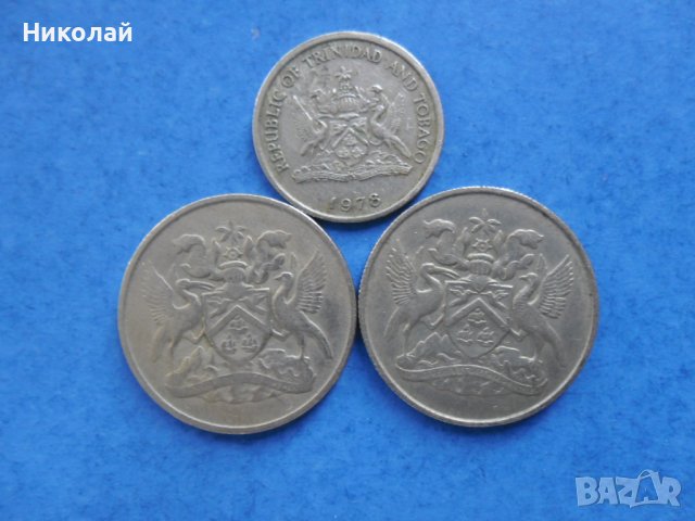 Лот монети Тринидад и тобаго, снимка 2 - Нумизматика и бонистика - 42206614