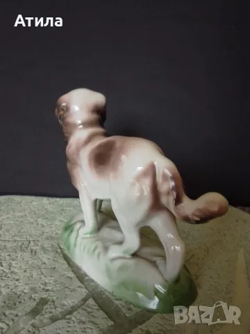 статуетка порцеланово куче 18/14 см, снимка 4 - Статуетки - 49073779