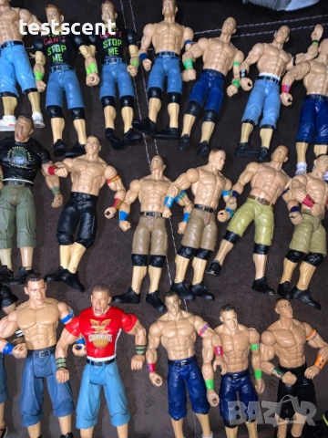 Екшън фигурки WWE John Cena Джон Сина Mattel Elite Black Light Blue figure играчка НА БРОЙКА, снимка 6 - Колекции - 48438298