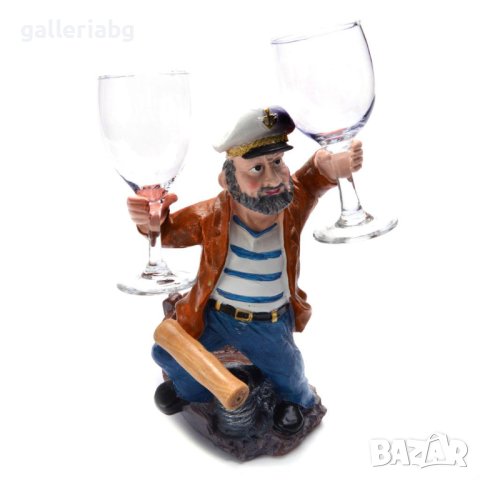 Поставка за чаши и тирбушон на моряк