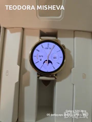 Huawei Watch GT4 41mm Female (Aurora-B19L) , снимка 1 - Смарт гривни - 48981577