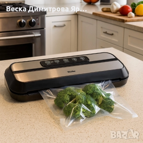 Уред за вакуумиране Muhler MV-109 – Запази храната свежа до 5 пъти по-дълго