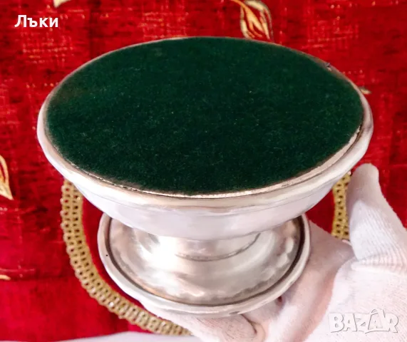 Калаен свещник Норвегия 630 гр.,печат, снимка 6 - Антикварни и старинни предмети - 55864779