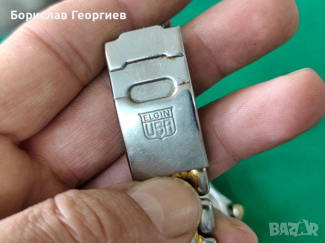 Кварцов часовник Elgin fk-376-a usa, снимка 5 - Мъжки - 53858065