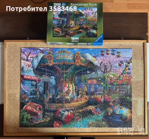 Пъзел Ravensburger 1000 части , снимка 2 - Пъзели - 52593337