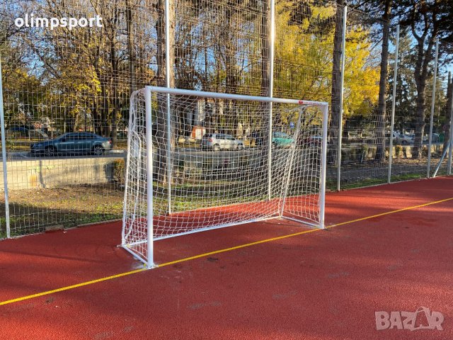 Врата футболна 3х2 м, стоманен профил ф 60 мм: – материал – стомана ф 60 мм – монолитна конструкция 