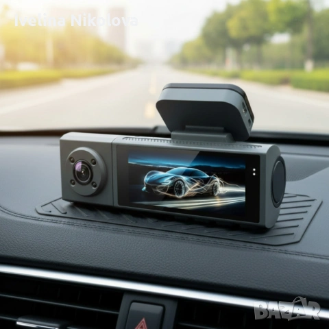 Видеорегистратор Vehicle BlackBox DVR FULL HD 1080 + задна камера, снимка 5 - Аксесоари и консумативи - 53647045