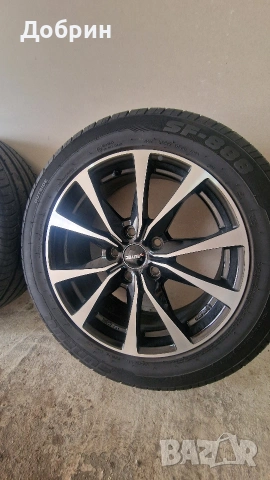 Джанти и гуми17 ки Тойота и датчици, снимка 2 - Гуми и джанти - 53557321