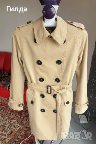 Burberry шлифер тренчкот M 38, снимка 3 - Шлифери - 49784750