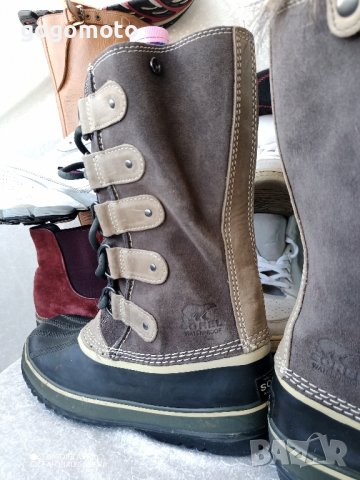 КАТО НОВИ водоустойчиви апрески SOREL® Snow Boots North Star, 39 -40 боти,100% ЕСТЕСТВЕНА КОЖА,ботуш, снимка 10 - Дамски апрески - 44242535