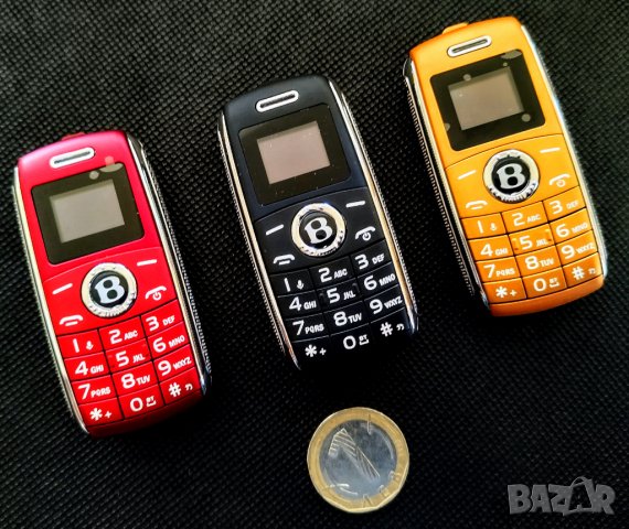 Мини телефон, Луксозен, бизнес телефон, Бентли, Bentley Мобилен, малък, телефон, Breitling, 2 СИМ, снимка 2 - Други - 30656530