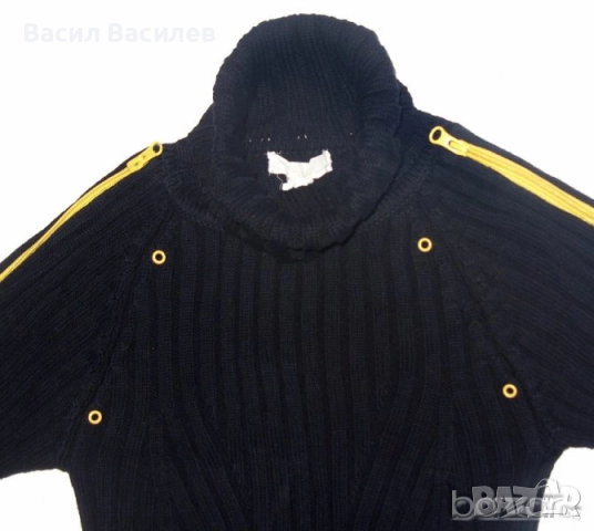 MNG Basic дамска блуза пуловер еластична плетка 100% памук, снимка 3 - Блузи с дълъг ръкав и пуловери - 51933155