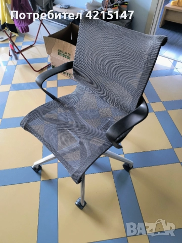 Herman Miller Setu chair (Ергономичен офис стол) 2020 г., снимка 2 - Столове - 52245108