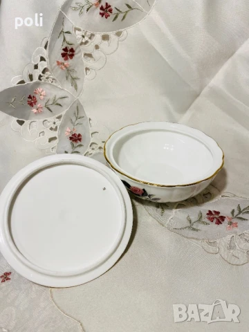 порцеланова купа с капак , снимка 4 - Аксесоари за кухня - 50878921