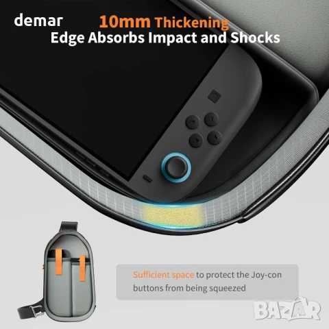 Чанта COOWPS Sling за Nintendo Switch 2 (2025)/Switch OLED/Steam Deck, снимка 5 - Аксесоари - 50942017