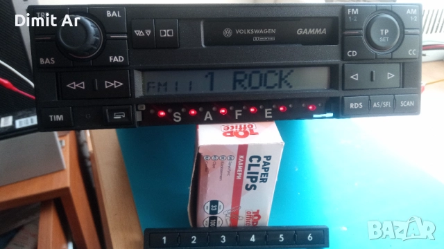 Радио VW GАММА 5 свалящ панел, снимка 3 - Аксесоари и консумативи - 52244586