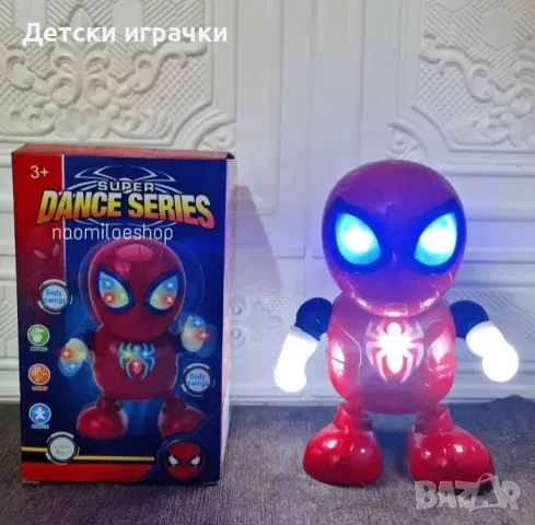 Танцуваща фигура спайдърмен, звук и светлини, снимка 3 - Други - 48952999