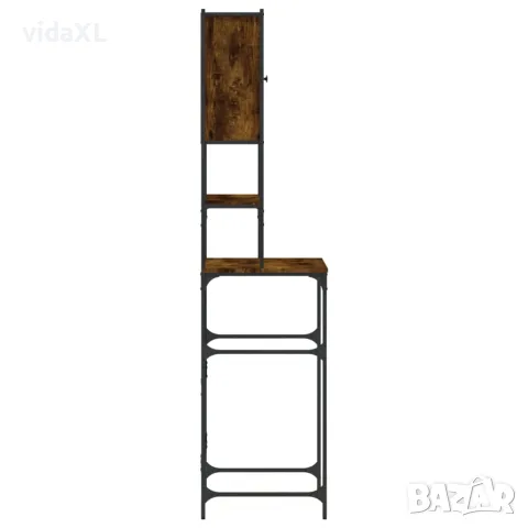vidaXL Шкаф за пералня, опушен дъб, 68x48,5x194 см, снимка 9 - Шкафове - 56148226