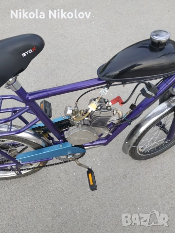 уникално колело със двигател!!!, снимка 5 - Велосипеди - 53644137