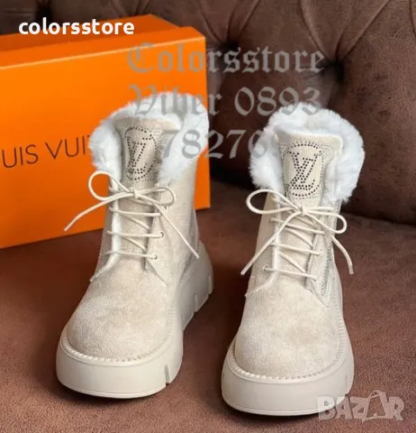 Дамски зимни боти Louis Vuitton-VL56pi, снимка 4 - Дамски боти - 48273816