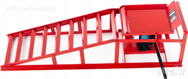 Професионален Комплект от 2 рампи за кола по 5 тона с крик Mar-Pol, снимка 2 - Други инструменти - 49379782