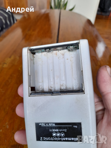 Стар калкулатор Diamant 2, снимка 6 - Антикварни и старинни предмети - 36499342