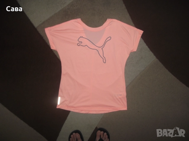 Тениска PUMA  дамска,С-М, снимка 2 - Тениски - 51579122