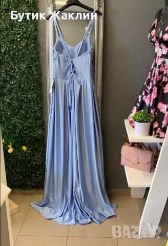 Дамска елегантна рокля с камъни, снимка 8 - Рокли - 52286101