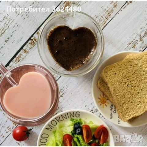  Чаша за топли напитки с двойно дъно - СЪРЦЕ 2964, снимка 8 - Чаши - 53537611