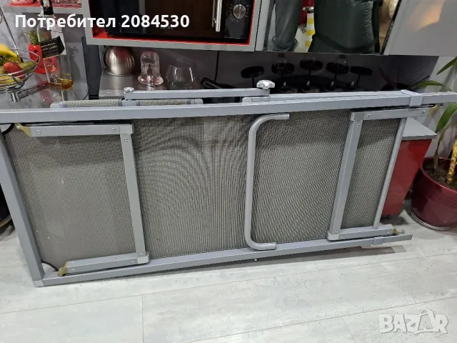 Алуминиев шезлонг със сенник 187/62см, снимка 5 - Градински мебели, декорация  - 49700472