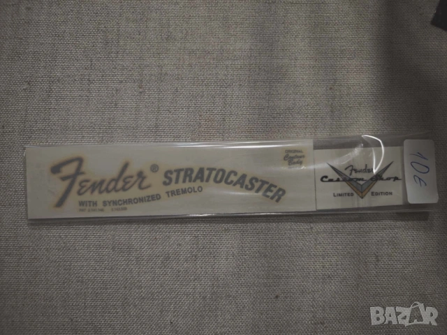 Ваденки Fender Stratocaster 1968/71 (CBS 70's) Custom Shop, снимка 5 - Китари - 53639295