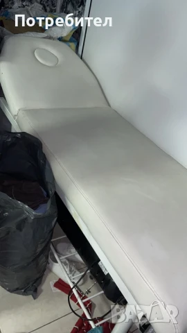 Стационарна масажна кушетка бяла, снимка 8 - Кушетки - 51423884