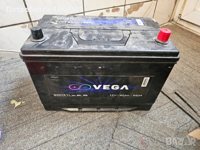 Акумулатор 95 Ah в перфектно състояние