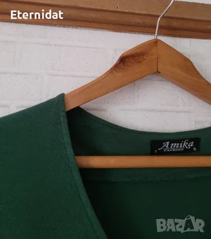 Зелена рокля , снимка 3 - Рокли - 49906670