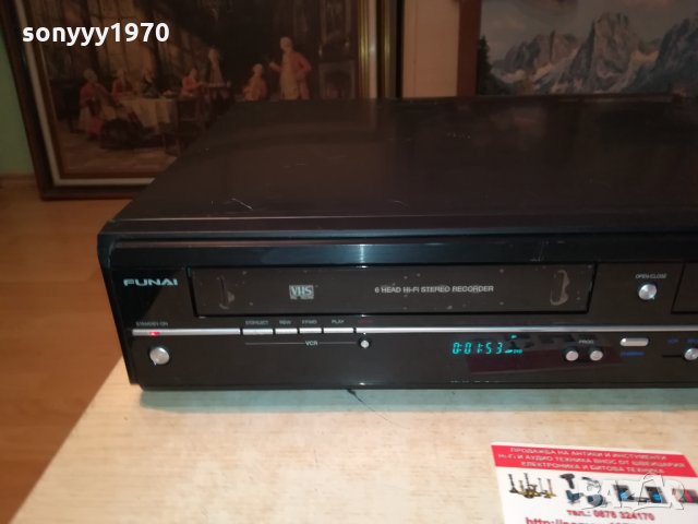 funai hifi video/dvd recorder 0909211945, снимка 7 - Плейъри, домашно кино, прожектори - 34082869