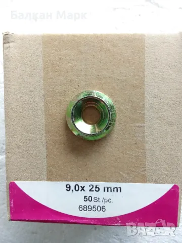 Поцинковани,подложни,конусни шайби,шайба за винтове за дърво – 9x25 мм (50, снимка 3 - Железария - 50360407