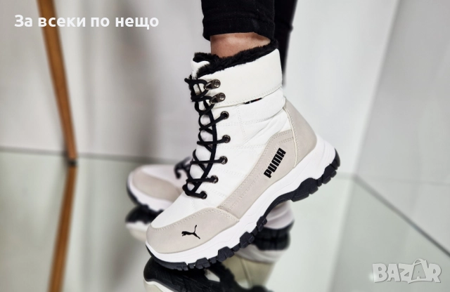Puma Дамски Зимни Меки И Топли Боти С Пух Пума - Налични Различни Цветове Код P1791, снимка 4 - Дамски боти - 53001814