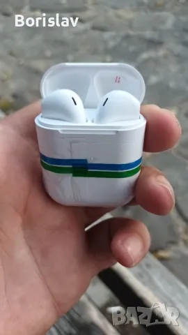 Wi-Fi слушалки Planet Tech i12 нов модел, Bluetooth V5.0+ функция, Професионален, 3D звук, Touch Con, снимка 4 - Bluetooth слушалки - 47767787