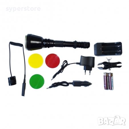 Фенер супермощен за тактически пушки, за лов Digital One SP00858 BL-Q2888 X-Balog, 1000lm, снимка 2 - Друга електроника - 41752951