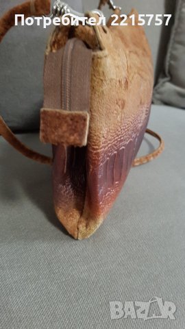 Дизайнерска чантичка от естествена кожа.Италия., снимка 3 - Чанти - 41145672