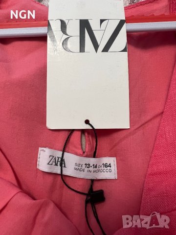 Ленен гащеризон с прорези Zara. , снимка 3 - Гащеризони - 41482391