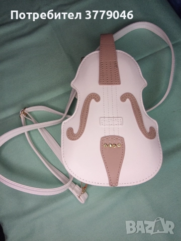 Дамска кожена чанта Китара, снимка 5 - Чанти - 51391165