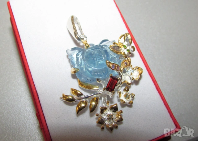 Аквамарин и родолит