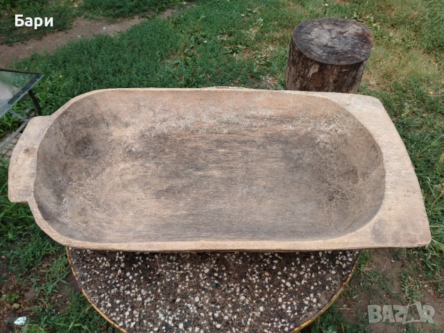 Стара нощва,копанка,дървено корито 1, снимка 1