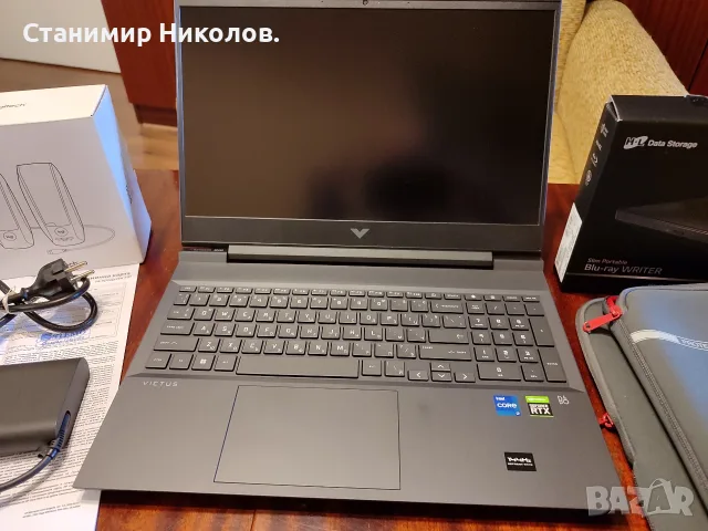 Нов лаптоп HP Victus 16-d1000nu цвят Mica Silver., снимка 2 - Лаптопи за дома - 55949760