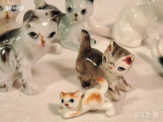 колекция порцеланови мини фигурки на котета 19/4, снимка 4 - Колекции - 49168166