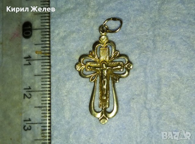 СТАРО СРЕБЪРНО РАЗПЯТИЕ КРЪСТЧЕ КРЪСТ СРЕБРО РЪЧНА АЖУРНА МАЙСТОРСКА ИЗРАБОТКА 40045, снимка 10 - Антикварни и старинни предмети - 42404949
