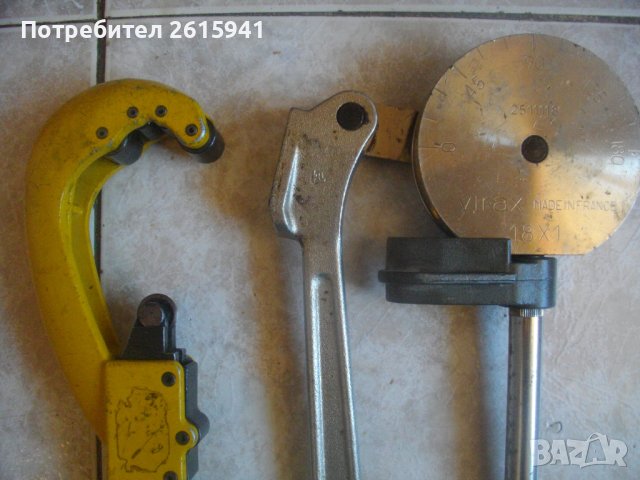 Тръборез 6-64мм REMS Ras Cu-INOX/Тръбогиб VIRAX 18мм-Made in FRANCE-Професионални, снимка 2 - Други инструменти - 41716488