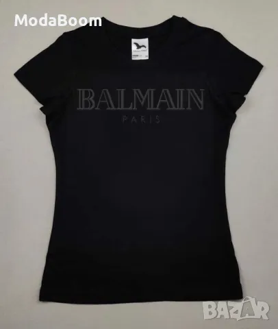 Balmain черна дамска тениска 